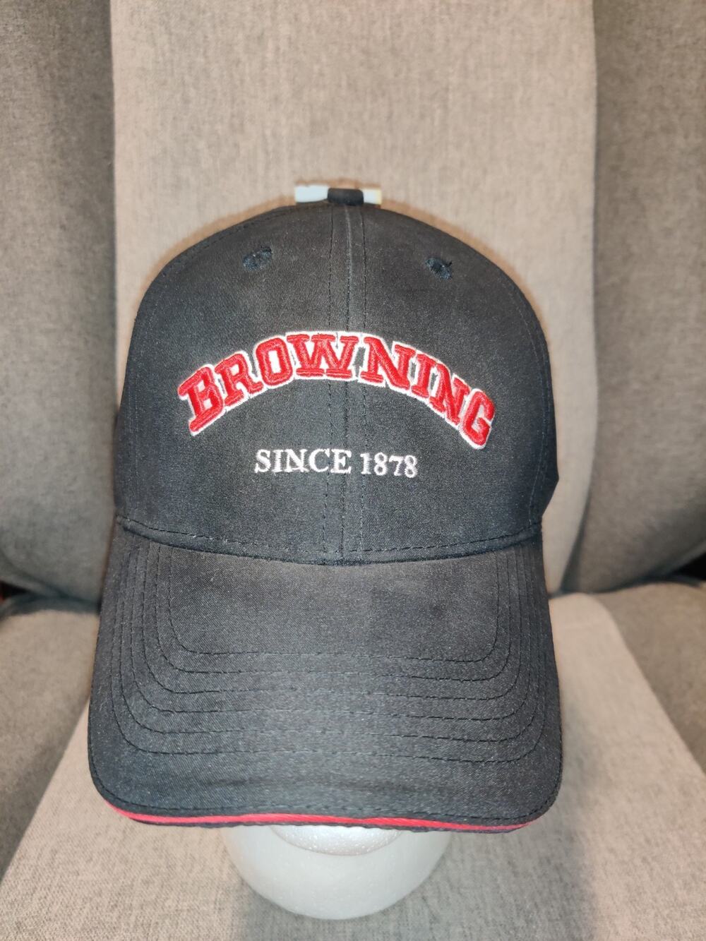 NWT Browning Adjustable Baseball Cap Red Logo One-Size